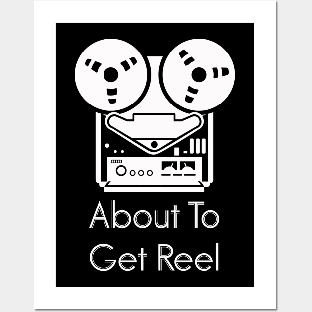 About To Get Reel Audiophile Tape Player T-Shirt Wall Art by guitar75